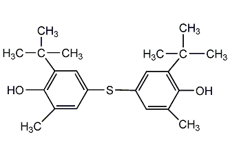 4,4'-Thiobis(6-tert-butyl orthophenol) structural formula