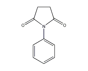 N-phenylsuccinimide structural formula