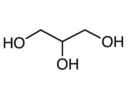 Glycerol structural formula