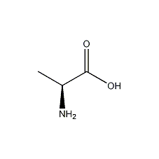 L-alanine structural formula
