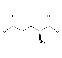 L-glutamic acid structural formula