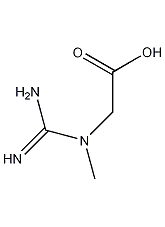 Creatine structural formula