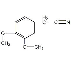 3,4-dimethoxyphenylacetonitrile structural formula